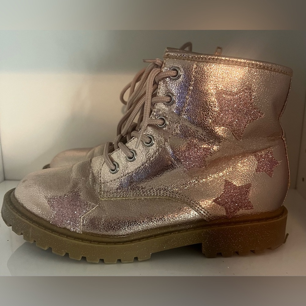 Jellypop Pink Starry Kids Boots